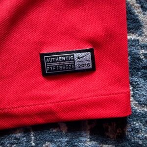 England 2016 Red Nike Away Jersey (AUTHENTIC Model) RARE XL